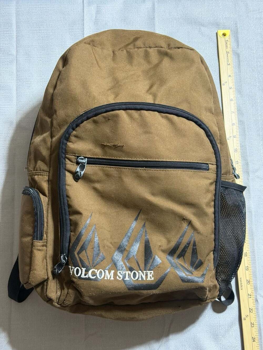 Volcom Stone Brown Canvas Backpack